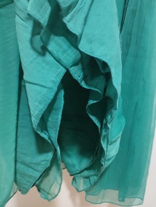 Espectacular vestido verde comprado en Nueva York