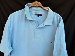 Polo manga corta azul cielo TOMMY HILFIGER XXL