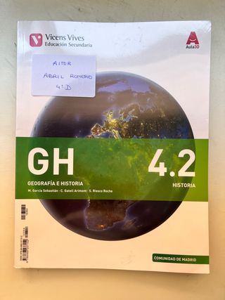 Libros de Geografia e Historia de 4 de la ESO
