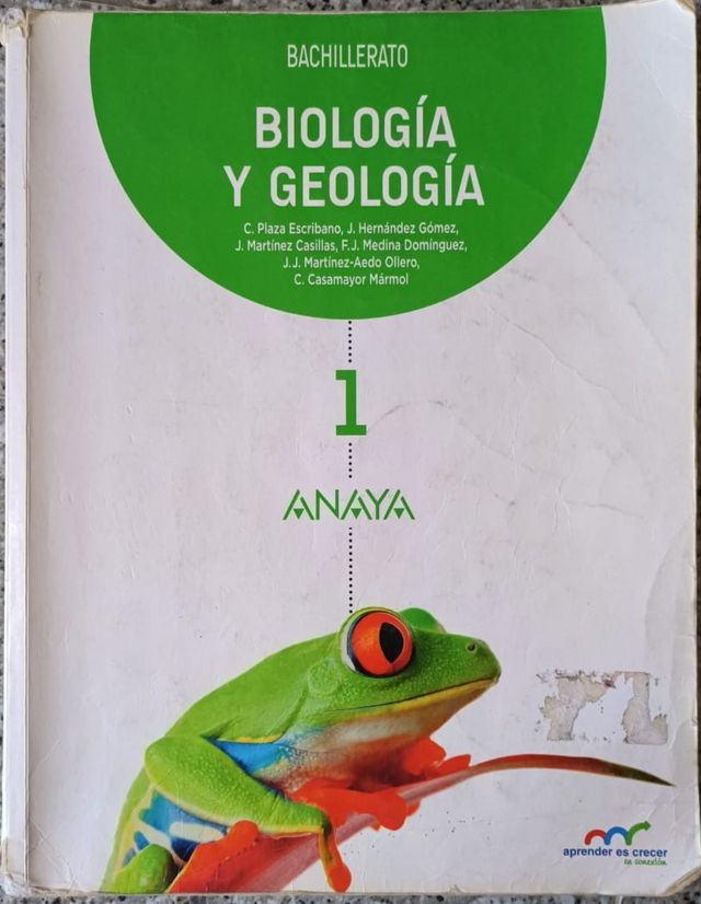 LIBRO DE BIOLOGIA Y GEOLOGIA 1º BACHILLERATO