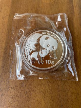 Panda Chino 2004 Moneda de plata