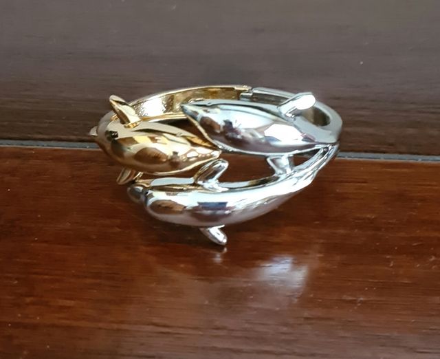 Pulsera brazalete delfines