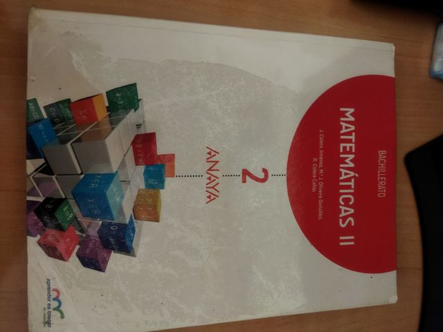 MATEMATICAS II BACHILLERTO