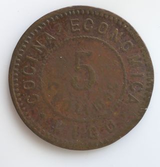 FICHA COCINA ECONÓMICA VIGO. VALOR 5 CÉNTIMOS