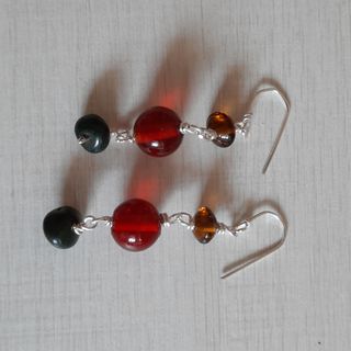 Collana con orecchini  (senza marca)