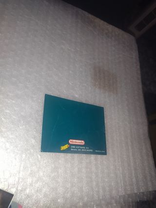 Manual F-1 Race Nintendo Game Boy Clásica