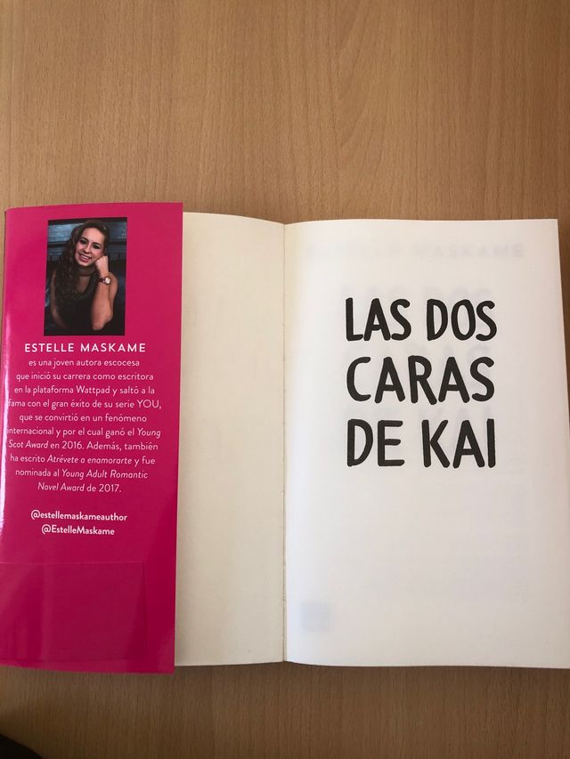 Llibre “Las dos caras de kai” de la sèrie "You"
