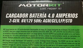 Cargador de batería 4A NUEVO