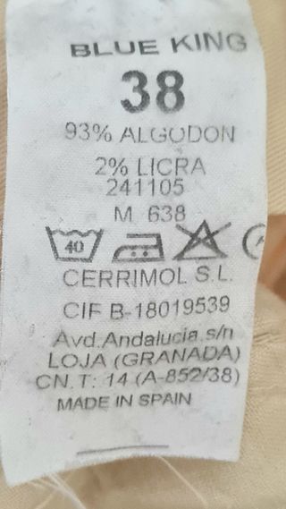 Pantalón campana - Talla 38 - Blue King