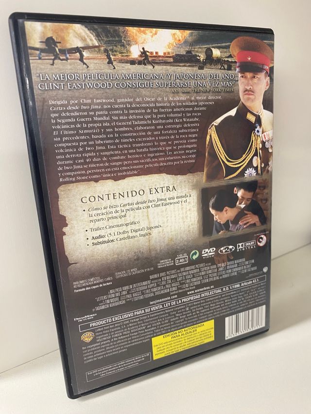 Película. DVD. Cartas desde Iwo Jima. Clint Estwoo