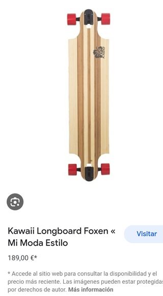 Longboard Kawaii Bamboo