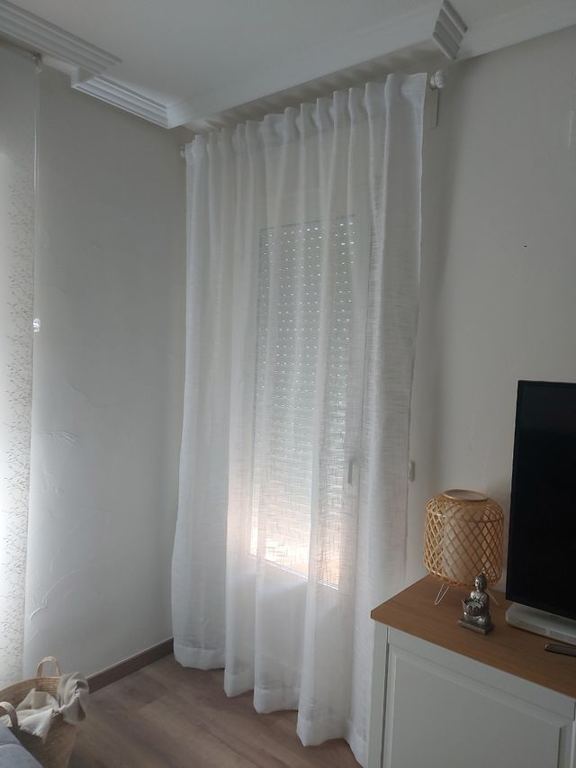 vendo cortina blanca NUEVA