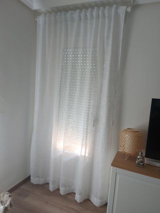 vendo cortina blanca NUEVA