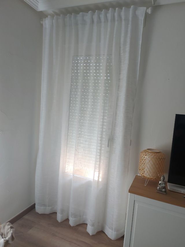 vendo cortina blanca NUEVA