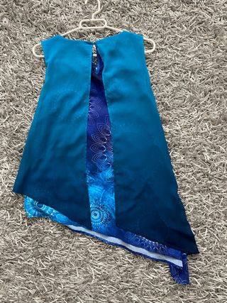 Camisa sin manga blusa Desigual talla XS