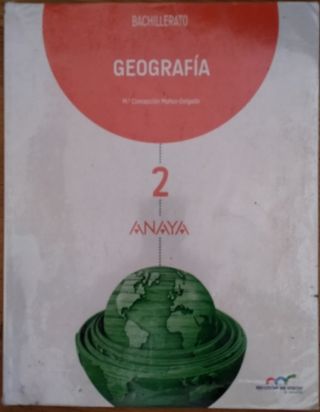 Geografía 2° bachillerato 