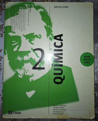 Libro Química de 2° de Bachillerato Casals