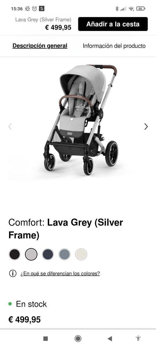 cochecito Cibex + Cuco