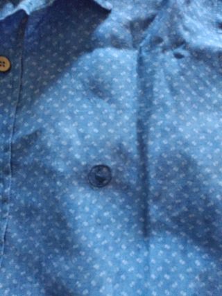 Camisa El Ganso azul talla 37