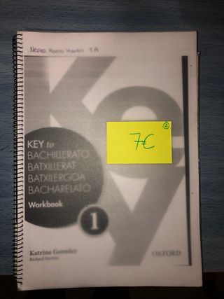 KEY TO BACHILLERATO- WORKBOOK (Inglés)