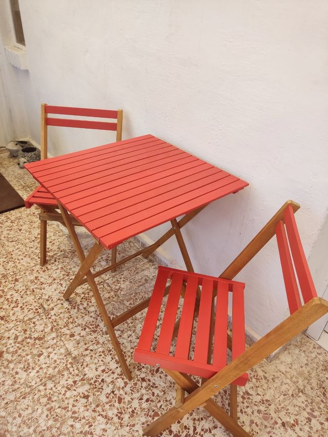 Juego de terraza
