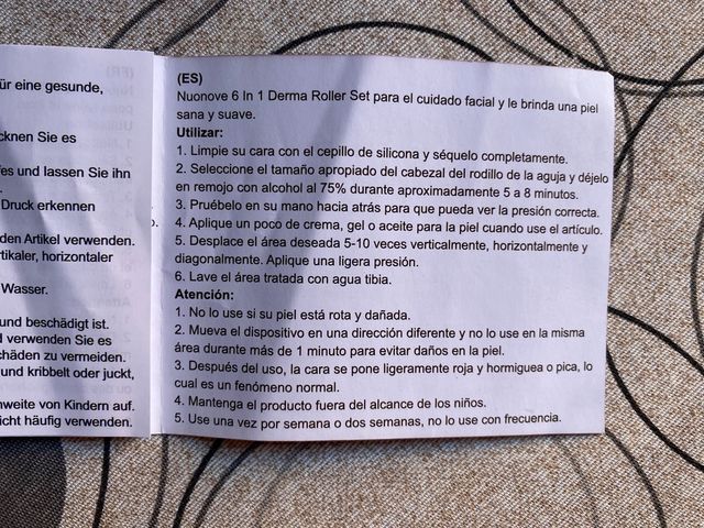 Set de rodillos belleza facial