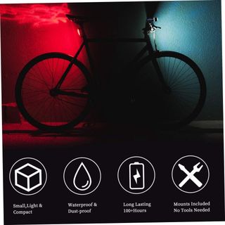Luci biciclette USB bici a LED kit anteriore + pos