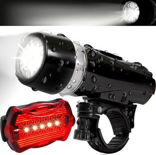 Luci biciclette USB bici a LED kit anteriore + pos