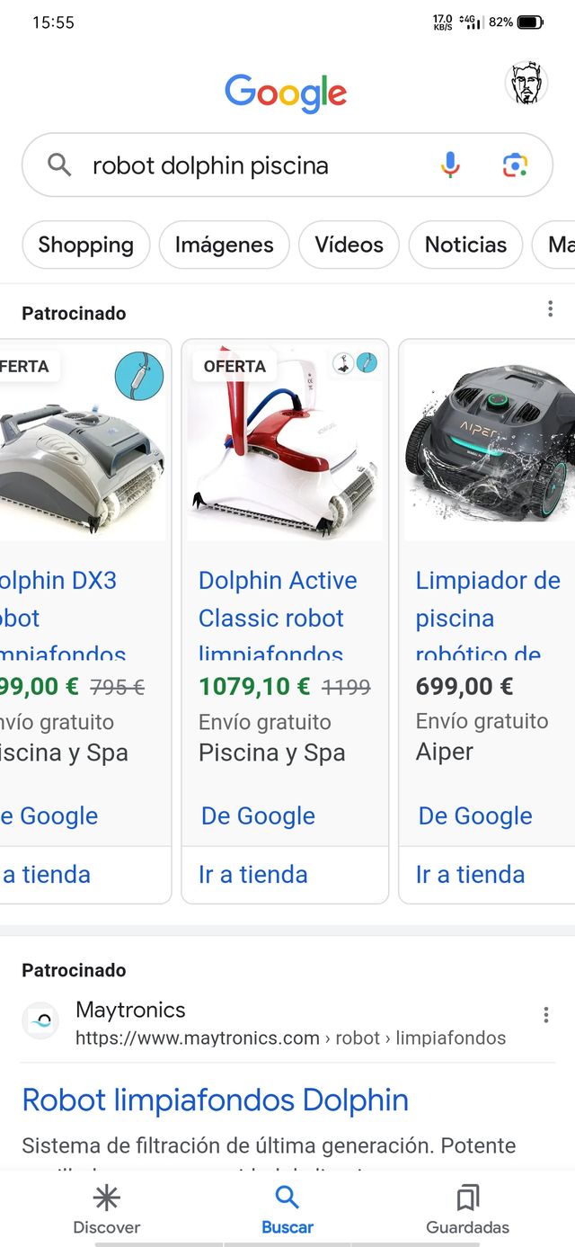 Robot limpiafondos de piscina