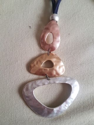 colgante y pendientes plata