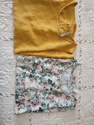 lote de dos blusas de chica