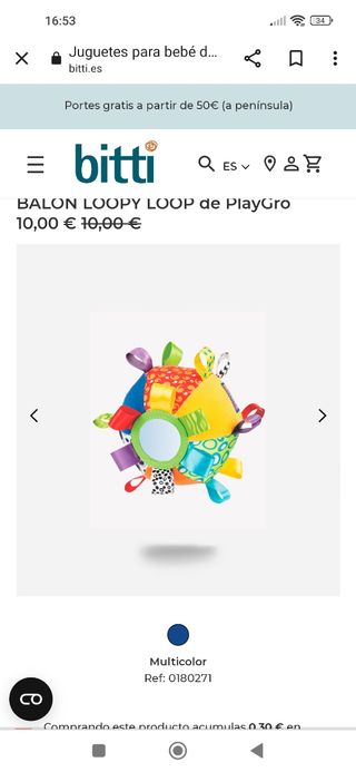 bola actividades bebe