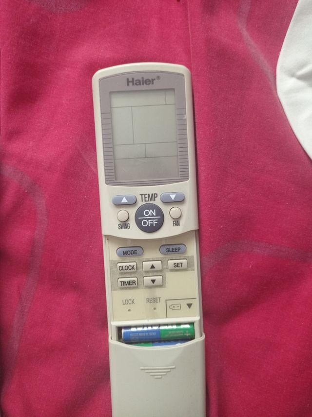 Mando aire acondicionado  los