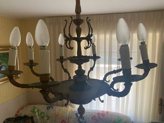 Lámpara de techo antigua