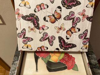 Quadro dipinto a mano su seta
