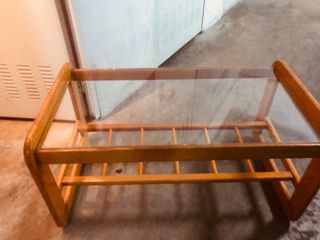 Mesa auxiliar cristal