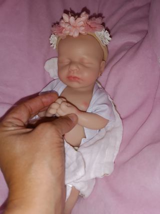 Bebé reborn de silicona ecoflex niña preciosa