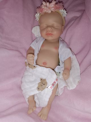 Bebé reborn de silicona ecoflex niña preciosa