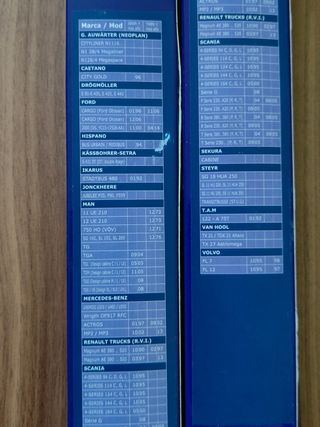 Escobillas limpiaparabrisas tractora