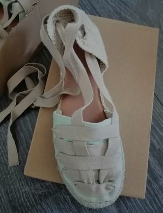 alpargata pasitrote verde salvia 34