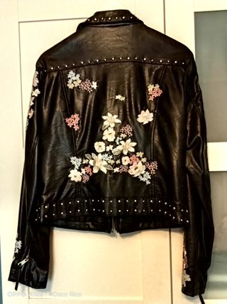 Cazadora de cuero (sintético)