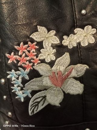 Cazadora de cuero (sintético)