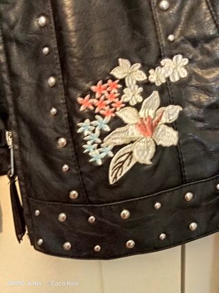 Cazadora de cuero (sintético)