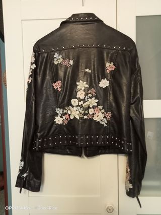 Cazadora de cuero (sintético)