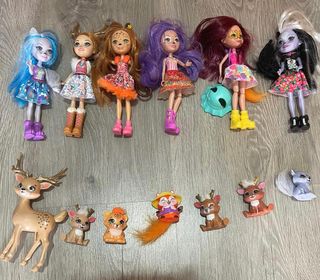Muñecas Enchantimals Casa y columpio