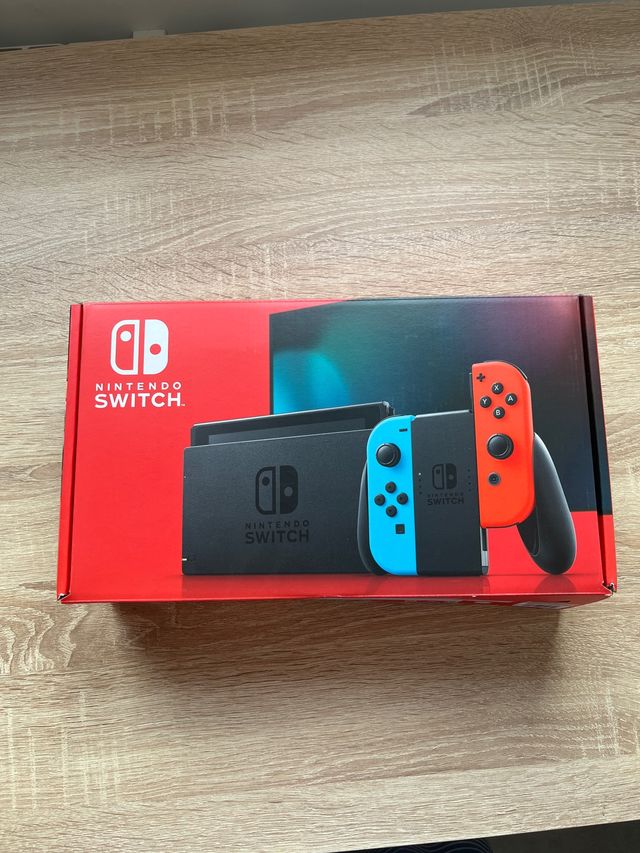 Caja nintendo switch