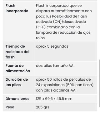 Cámara de fotos Canon Prima BF 90