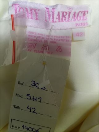 vestido de novia 36-38