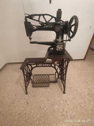 Maquina de coser de zapatero Singer 29K1 (1917)