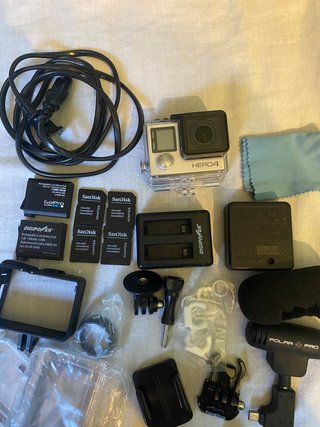 GoPro Hero 4 + TODOS LOS ACCESORIOS